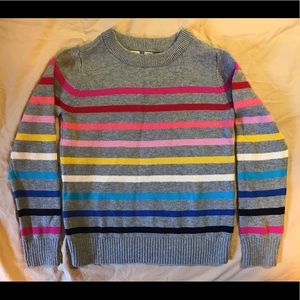 NWOT Rainbow stripe sweater